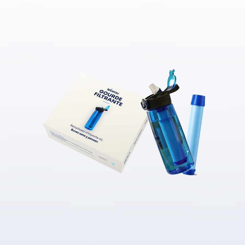 Pack Découverte : gourde filtrante et membrane de rechange