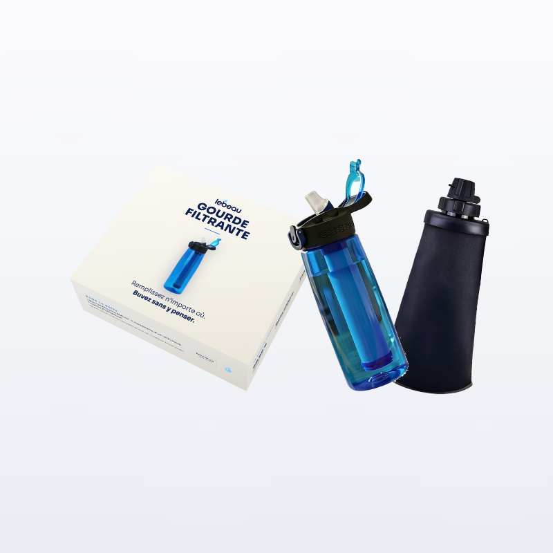 Pack Trail : gourde filtrante et flasque filtrante